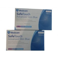 Рукавички нітрилові  SAFE TOUCH® Advanced Slim Blue без пудри