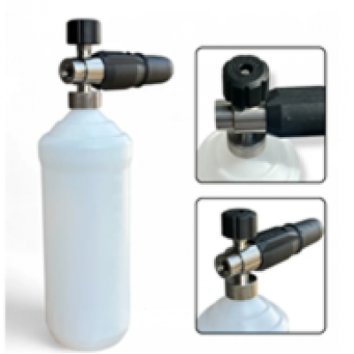 пінна насадка на мийку високого тиску з нержавійки з бачком 1л