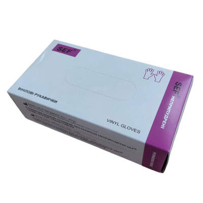 Рукавички вінілові SAFE TOUCH® для збору сперми у кнурів. Виробництво Малайзія